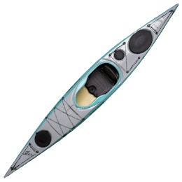 Bravo 150cm 2 pz v0s silber Argento Pagaia da canoa/kayak 